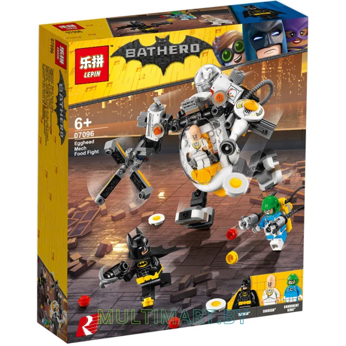 Конструктор Lepin 07096 Бой с роботом Яйцеголового (328 деталей)